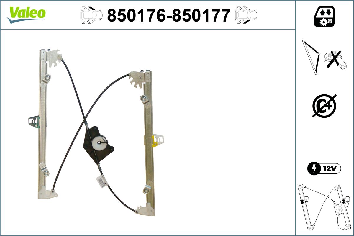 VALEO 850176V Ablakemelő